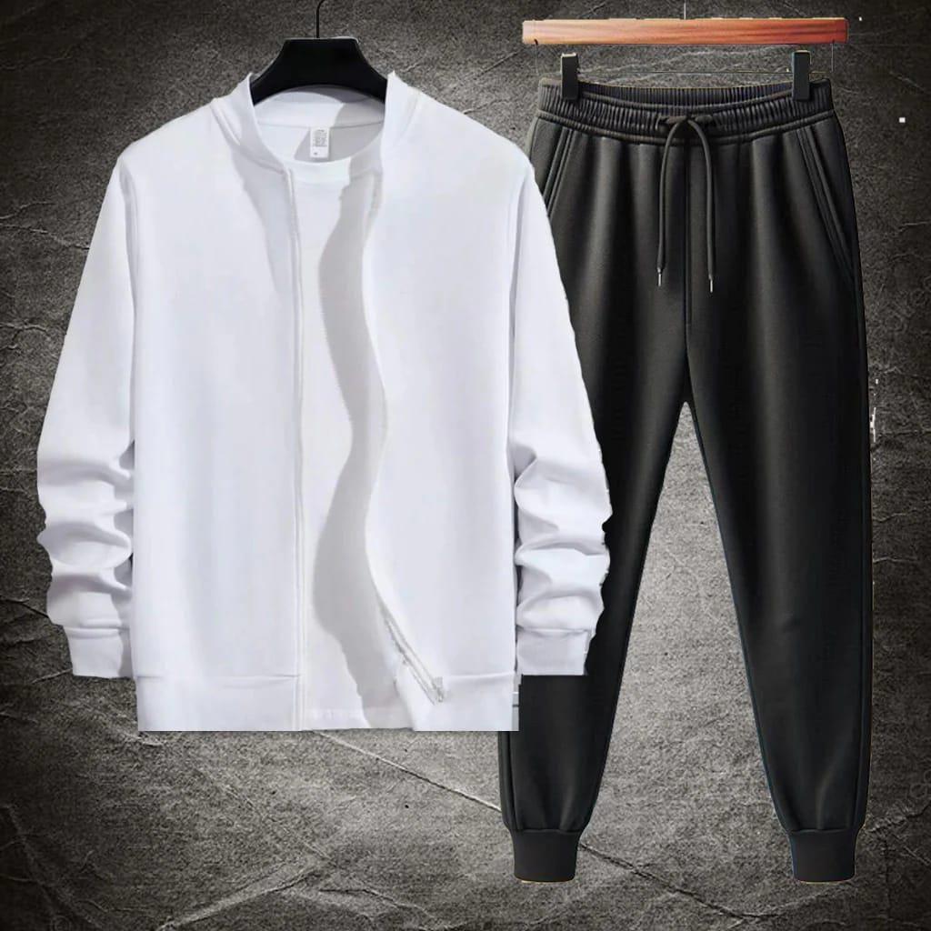 3 Pcs Sweat Shirt Track Suit For Men's Winter Collection